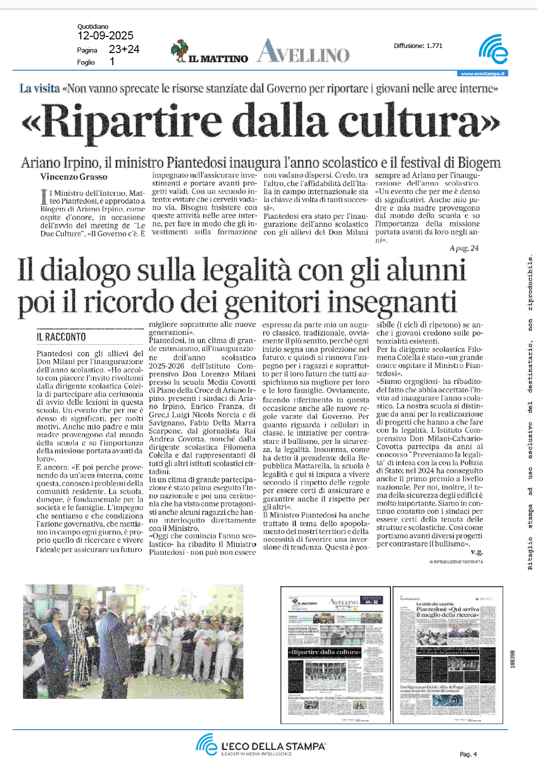Ripartire dalla cultura